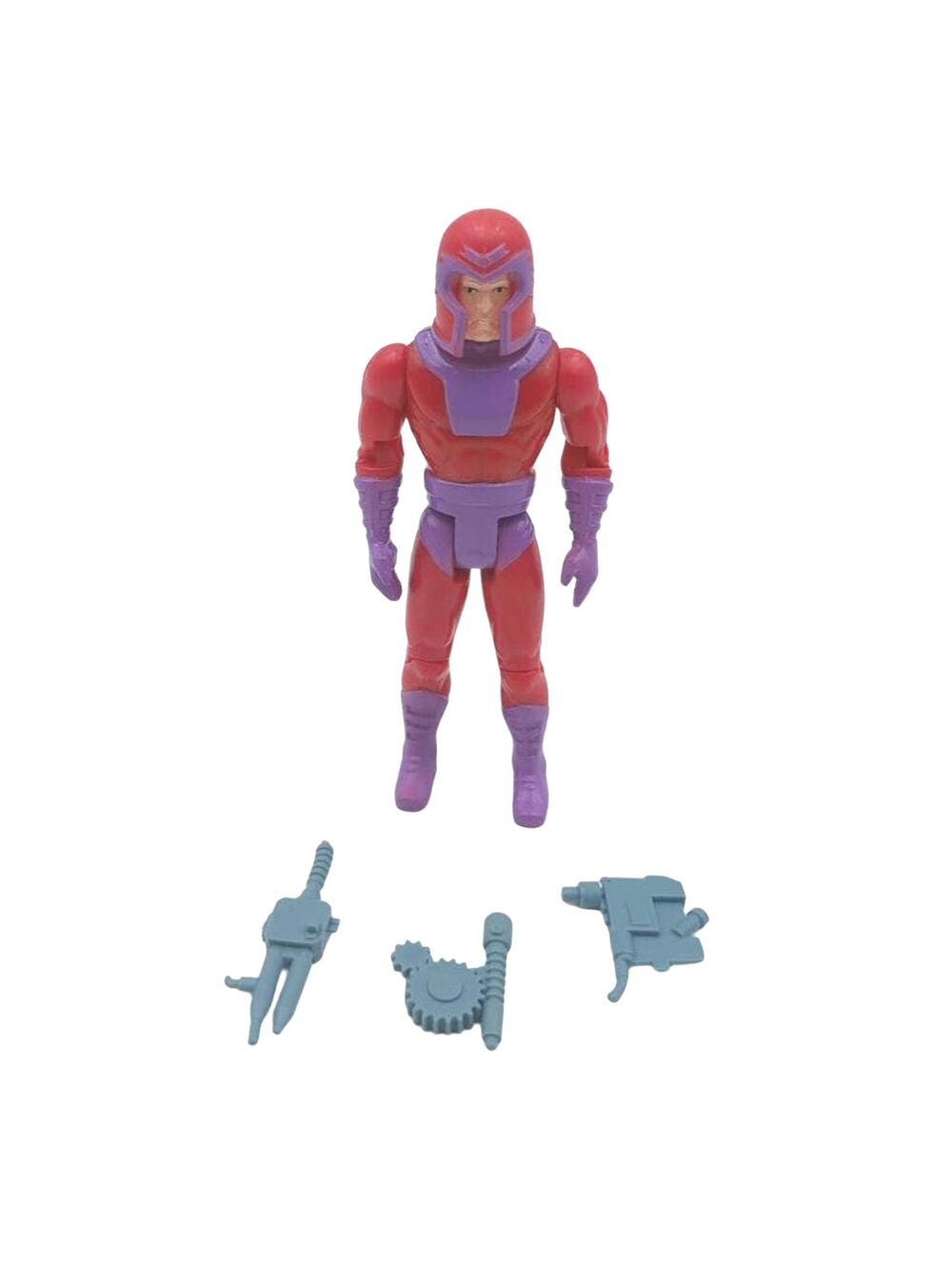MAGNETO 1991 Marvel 5" Action Figure Loose w Magnetic Accessories Toy Biz X-Men